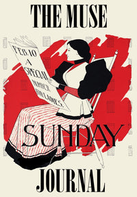 A Woman Reading Poster Print - Elegant art piece for book lovers.