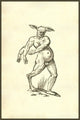 Centauri Woodcut Art Print from Monstrorum Historia by Ulisse Aldrovandi.
