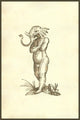Puer Capite Elephantino poster print by Ulisse Aldrovandi featuring a boy with an elephant's head.