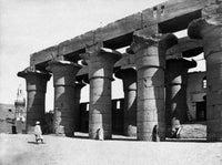 Luxor Columns of Portico Poster Print by Francis Firth