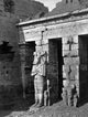 Medinet Habou Temple Entrance Poster Print by Francis Firth showcasing ancient Egyptian architecture.