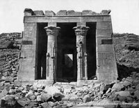 Pronaos and Remains of the Temple of Dendur Poster Print by Félix Bonfils showcasing ancient Egyptian architecture