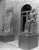 Statues of Ramses II Poster Print by Felix Bonfils, showcasing ancient Egyptian architecture.