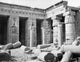 Gallery in Second Court of Thutmose I at Medinet Habu Poster Print by Felix Bonfils