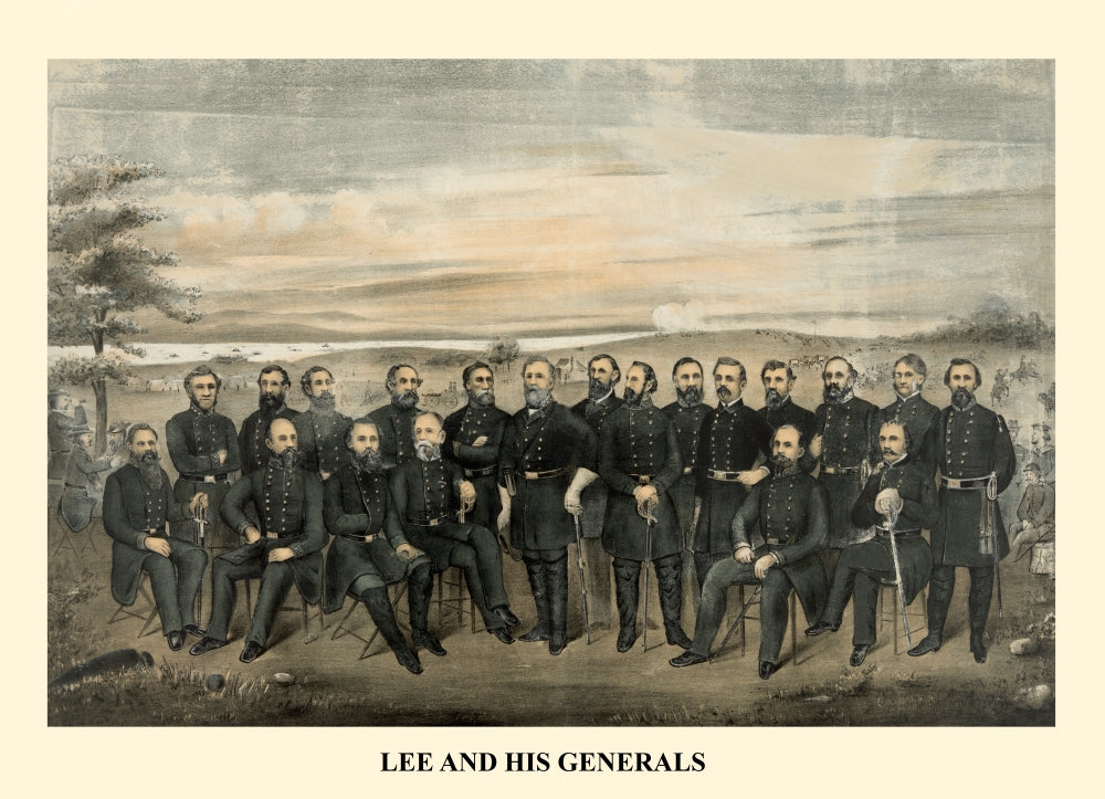 Lee and His General Poster Print by Americus Patterson