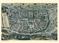 From a Dutch Bible 17th century poster print