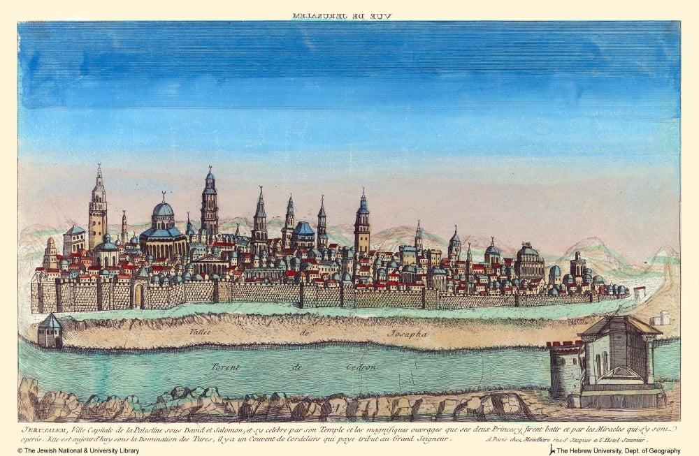 Imaginary View Of Jerusalem Poster Print by L. Mondhare