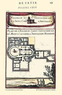 The Holy Sepulcher & Cavalry Poster Print by Alain Manesson Mallet