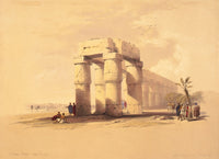 At Luxor, Thebes, Upper Egypt Poster Print by David Roberts