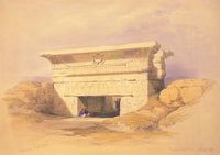 Dendera Decr Poster Print by David Roberts showcasing Egyptian artwork.
