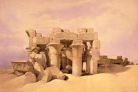 Kom Ombo Poster Print by David Roberts showcasing the iconic temple design.