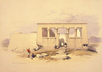 Temple at Wady Dabod, Nubia Poster Print by David Roberts