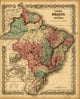 Brazil - 1719 Published in Paris Poster Print by de Fer, historical cartography artwork