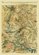 Chickahominy and James Rivers Terrain Map Poster Print by Robert Knox Sneden
