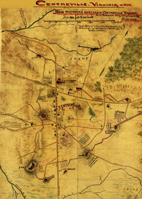 Civil War Defenses at Centreville, Virginia Poster Print