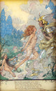 Fairy Tale Illustration Poster Print by Harold Gaze, colorful artwork.