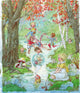 Fairy tale illustration poster print by Harold Gaze showcasing magical imagery.