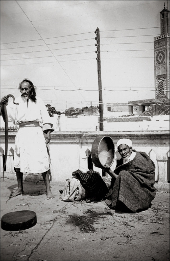 Snake Charmers Perform on a German Liner Poster Print