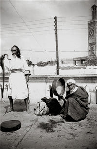 Snake Charmers Perform on a German Liner Poster Print