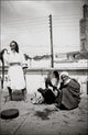 Snake Charmers Perform on a German Liner Poster Print