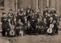 German Orchestra Poster Print showcasing orchestral performance art.