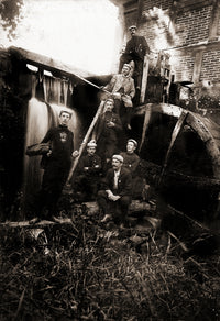 Millers by Their Waterwheel in Bremen, Germany Poster Print by Carl W. Spohler Jr.