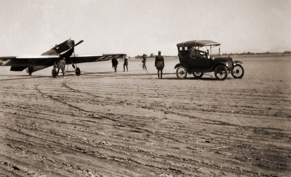 Emergency Landing in Iran Poster Print showcasing dramatic historical moment.