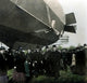 First Zeppelin Flight with a Rudder Poster Print showcasing historic aviation moment.