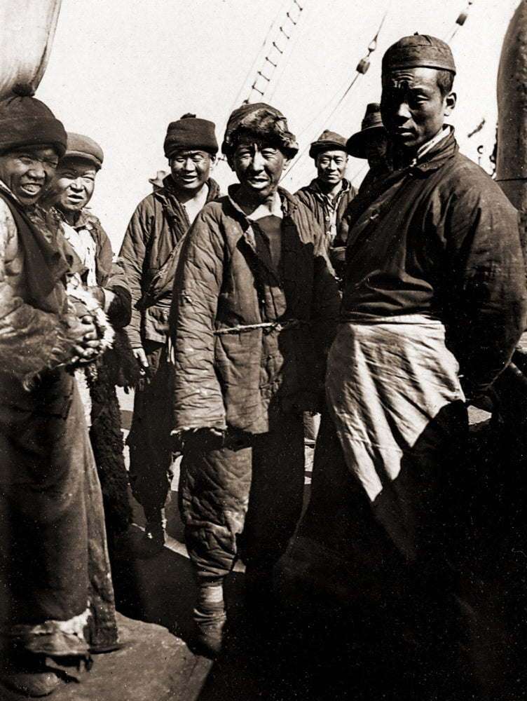 Chinese Boat Crew During German Occupation Poster Print
