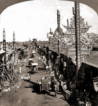 Main Street, Mukden, Manchuria Poster Print