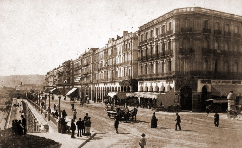 Boulevard of the Republic, Algiers Poster Print - Urban Landscape Art