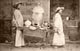 Mexican Portable Restaurant Vendors Poster Print showcasing vibrant street life.