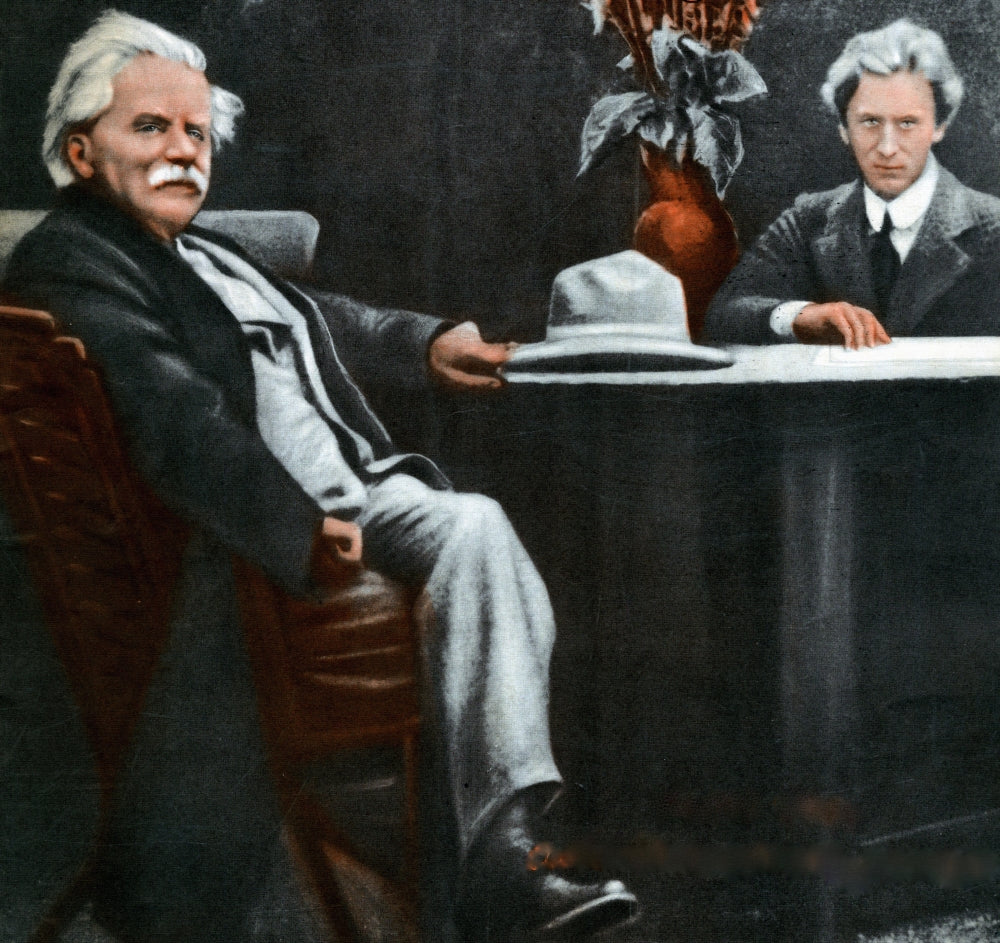 Edvard Grieg Poster Print showcasing the renowned Norwegian composer