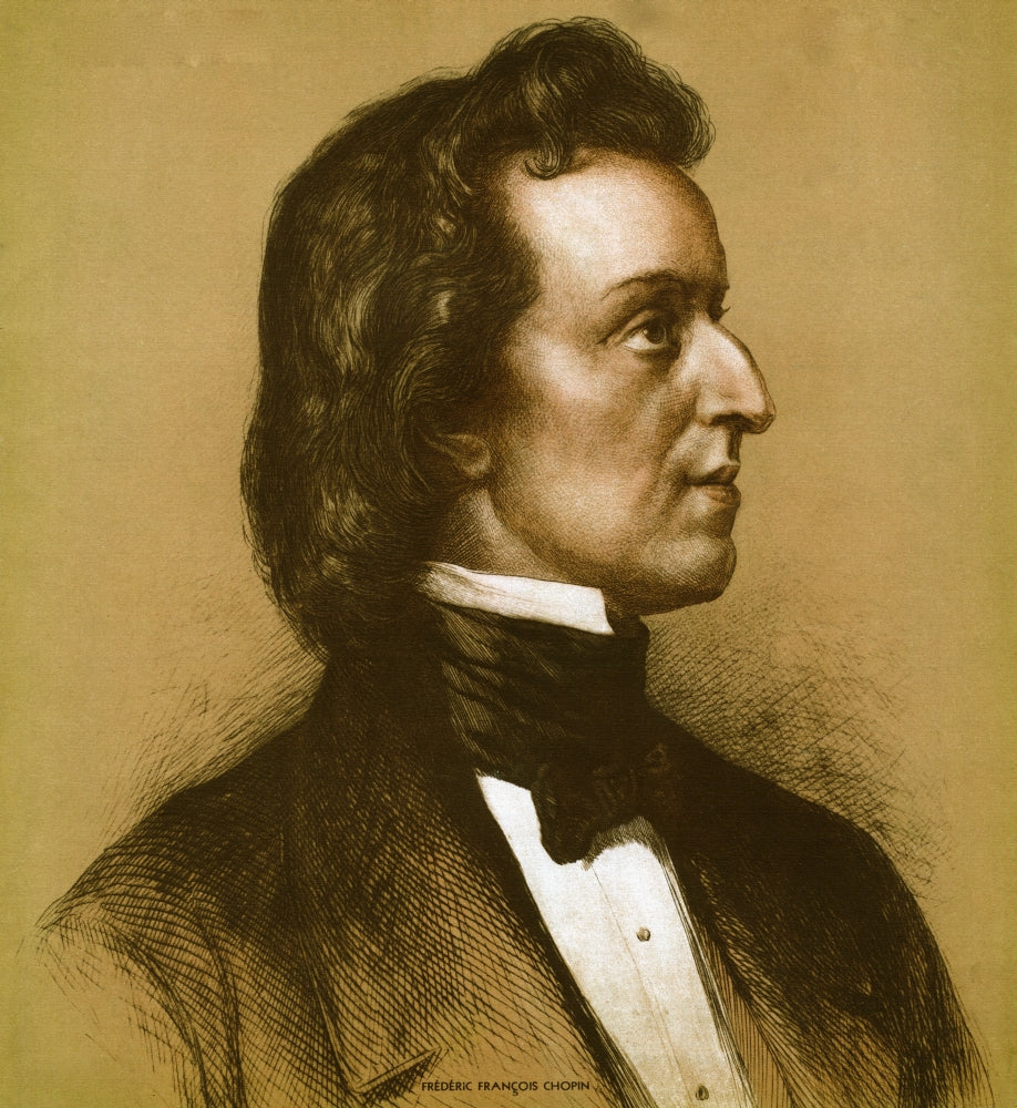 Frédéric François Chopin Poster Print - Romantic Era Composer Artwork