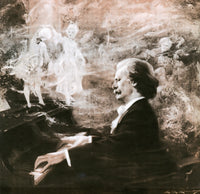 Ignacy Jan Paderewski poster print featuring the iconic Polish pianist and composer.