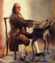 Benjamin Franklin & His Armonica Poster Print