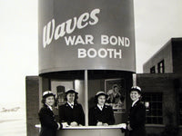 WAVES World War II War Bond Poster Print showcasing women's military service
