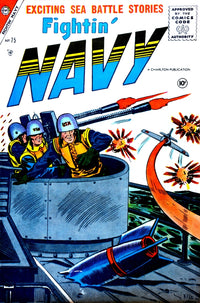 Fightin' Navy Issue #75 Poster Print (May 1956) by Bill Molno