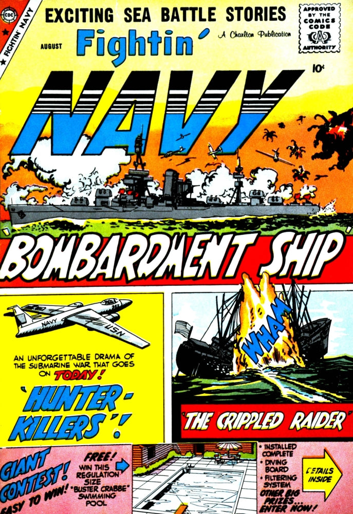 Fightin' Navy Issue #88 Comic Poster Print from August 1959