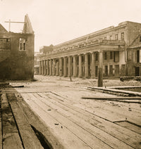 Charleston Vendue Range Poster Print showcasing historic warehouse district