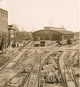 Atlanta Georgia Railroad Depot Poster Print showcasing vintage architecture.