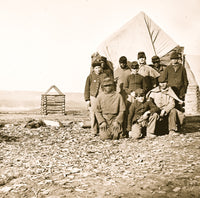 African American & White Soldiers Poster Print showcasing unity and bravery.