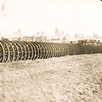 City Point Virginia Army Wagon Wheels Poster Print