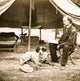 Lt. George A. Custer with dog poster print showcasing historical imagery.