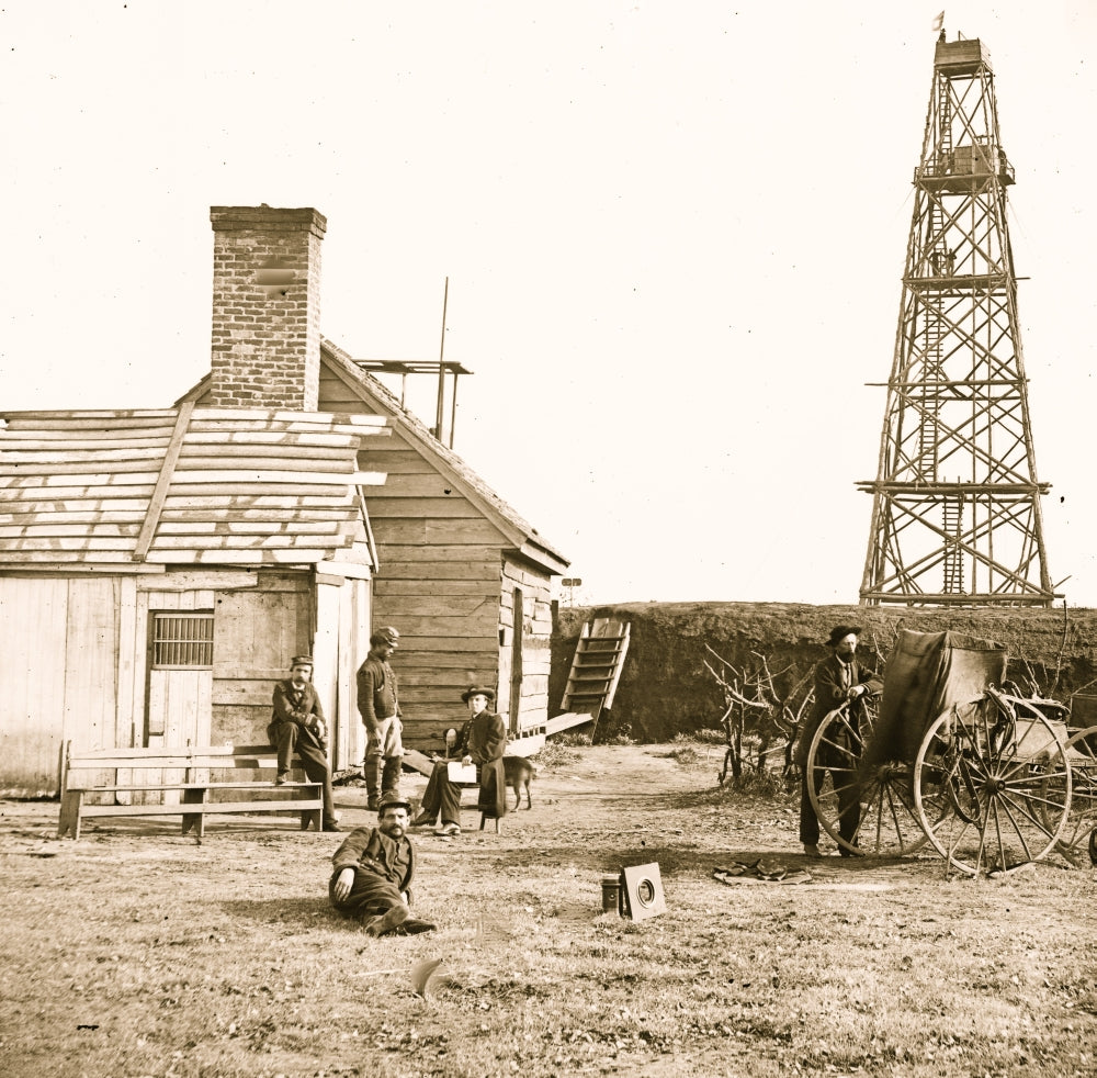 Bermuda Hundred, Virginia Poster Print featuring Butler's Signal Tower.