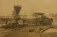 E.M. Stanton Locomotive Poster Print featuring a historical steam engine.