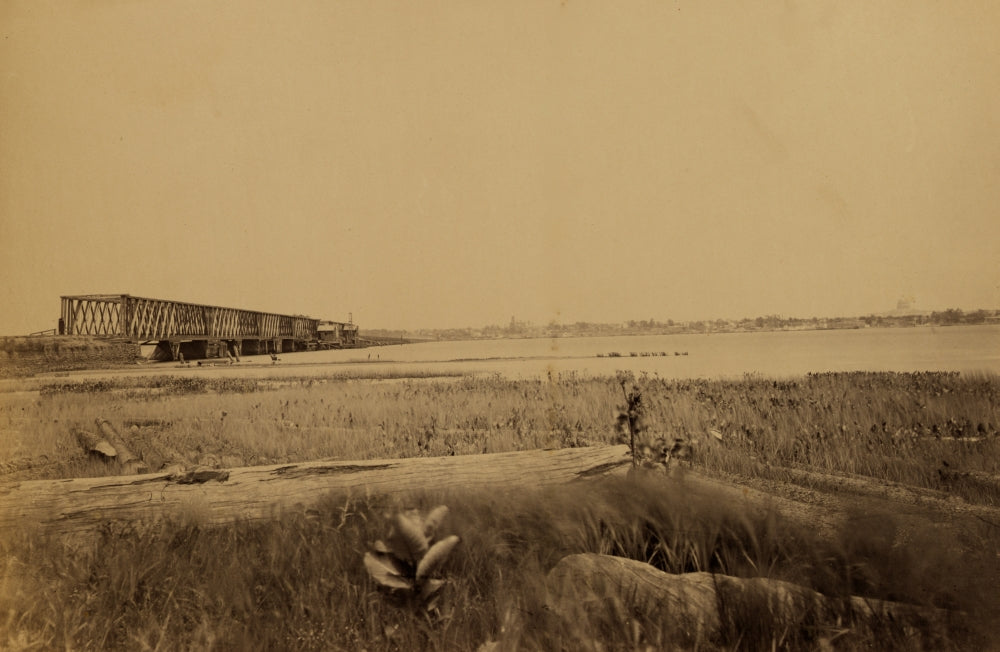 Long Bridge Across the Potomac River poster print showcasing scenic beauty