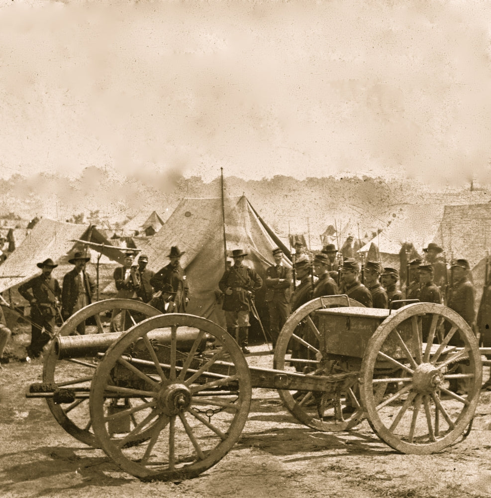 The Peninsula 12-pdr Howitzer Gun Captured by Butterfield's Brigade Poster Print