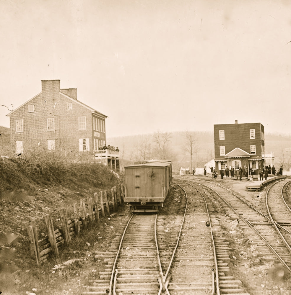 Hanover Junction Pennsylvania Railroad Station Poster Print