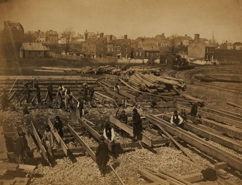 Track near the Potomac River in Alexandria Poster Print